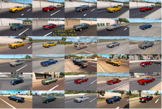 ATS - Classic Cars AI Traffic Pack V6.2.1 (1.43.x)