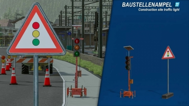 FS22 - Construction Site Traffic Light V1.0