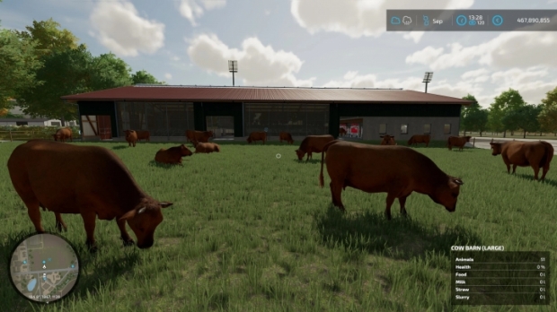 FS22 - Cow Barn Big V1.1