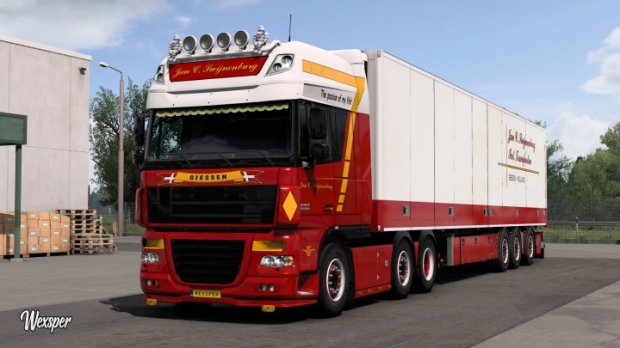 ETS2 - DAF XF 105 Jan C. Swijnenburg Skin Pack V1.0 (1.43.x) | Euro ...