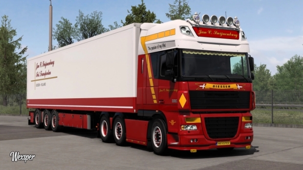 ETS2 - DAF XF 105 Jan C. Swijnenburg Skin Pack V1.0 (1.43.x) | Euro ...