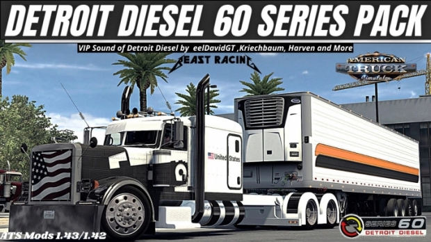 ATS - Detroit Diesel 60 Series Engine Pack V1.2 (1.43.x)