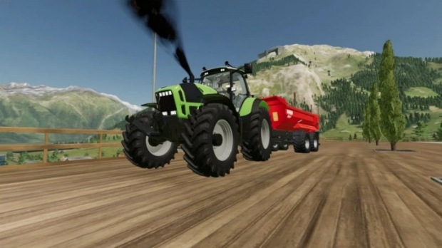 FS22 - Deutz Agroton X720 Gear Shift, Air Horn V1.0
