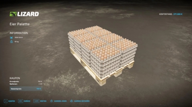 FS22 - Eggs Pallet V1.1