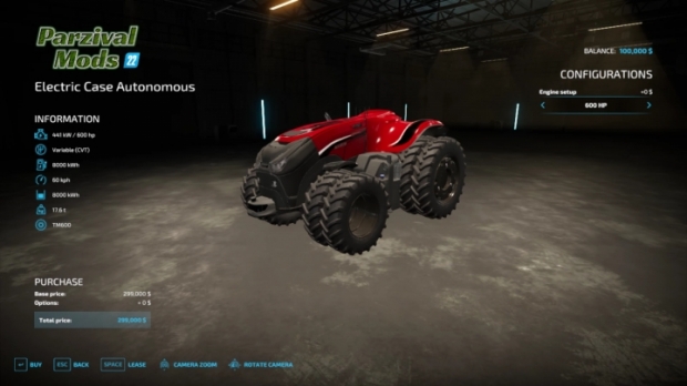 FS22 - Electric Autonomous Case IH V1.0