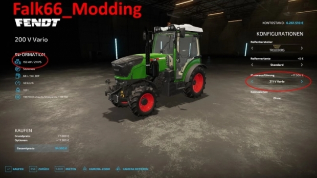 FS22 - Fendt Vario 211 V1.1