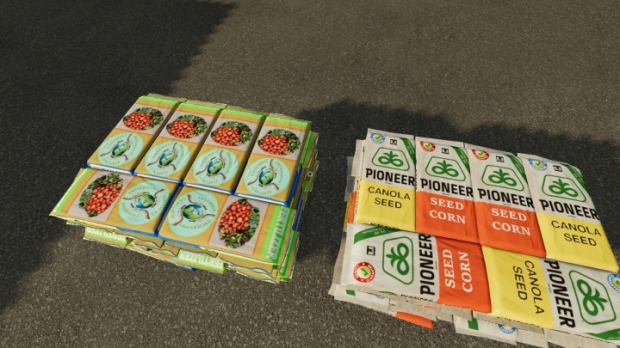 FS22 - Fertilizer Seeds Pallets V1.0