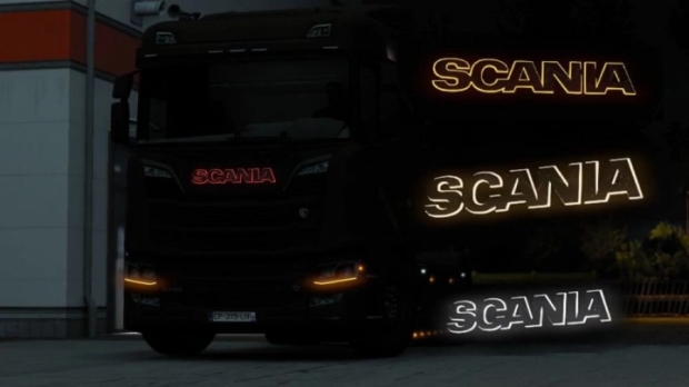 ETS2 - Front Logo Light Pack Scania (1.43.x)