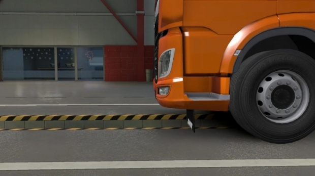 ETS2 - Front Mudflap Slots for All SCS Trucks (1.43.x)