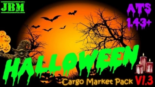 ATS - Halloween Cargo Pack V1.3 (1.43.x)