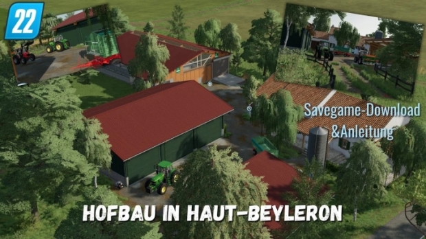 FS22 - Haut-Beyleron Savegame V1.0