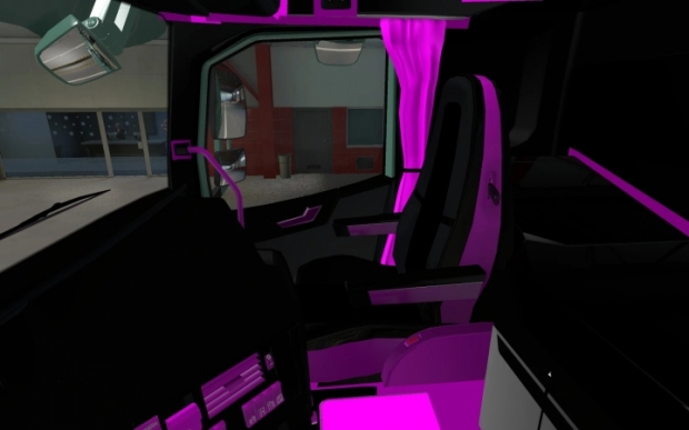 ETS2 - Interior Volvo FH16 2012 Pink And Black (1.43.x)