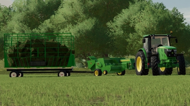 FS22 - John Deere 348 Square Baler V1.0