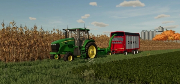 FS22 - John Deere 3955 Trailed Forager V1.0