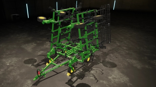 FS22 - John Deere Cultivator K12200 in John Deere Color V1.0