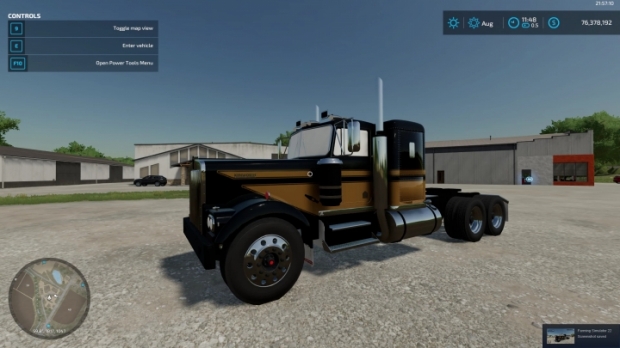 FS22 - Kenworth W900 Flat Top Converted V1.0