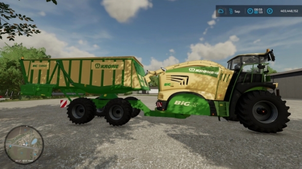 Fs22 Krone Big X 1180 Cargo V10 Farming Simulator 22 Modsclub 7670