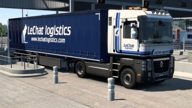 ETS2 - LeChat Logistics with Changeable Colors V1.0 (1.43.x)