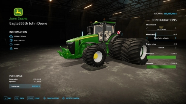 FS22 - Massey Ferguson 8700 V1.0