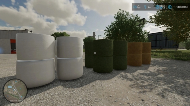 FS22 - Medium Bales Round Straw, Hay and Silage V1.0