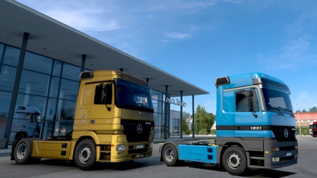 ETS2 - Mercedes Actros MPI&MPII V1.7 (1.43.x)