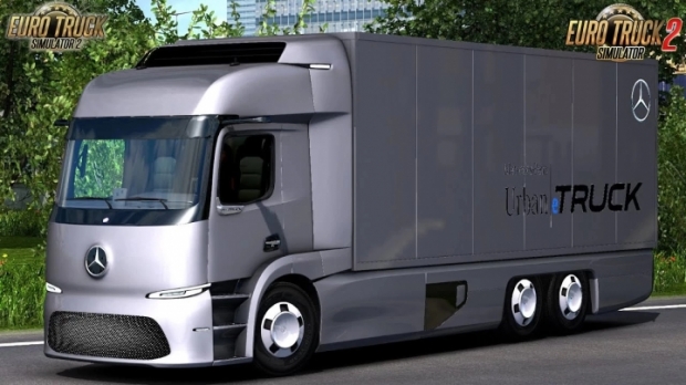 ETS2 - Mercedes-Benz Urban eTruck + Interior V1.3 (1.43.x)