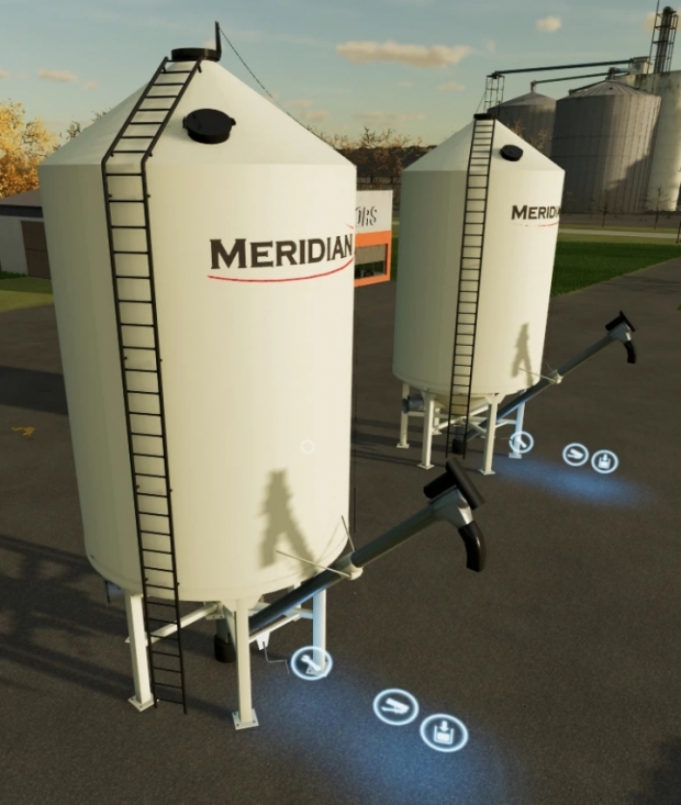 FS22 - Meridian Seed / Fert Silos W / Auger V1.0