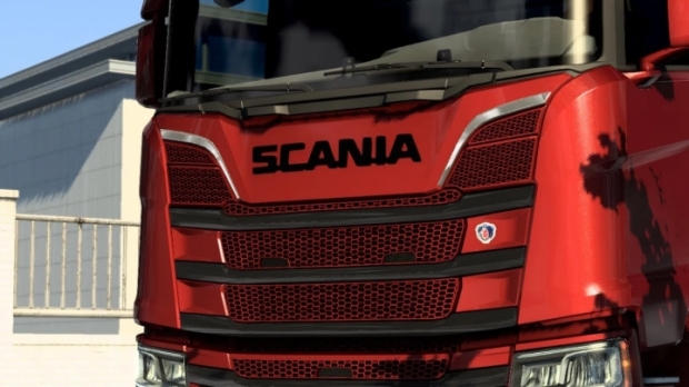 ETS2 - Old Scania Logo from 1969 V1.4 (1.43.x)