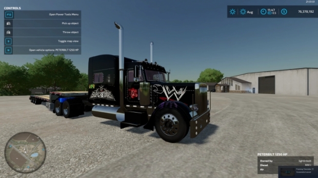 FS22 - Peterbilt 379 WWE Converted V1.0