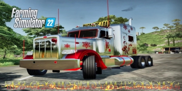 FS22 - Peterbilt 388 Christmas V1.0