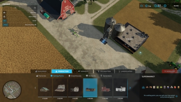 FS22 - Place Anywhere V1.0