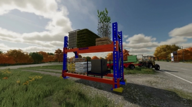 FS22 - Placeable Pallet Rack V1.3