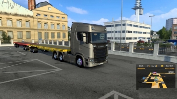 ETS2 - Portacontenedor Y Plataformas Barrera V2.0 (1.43.x)
