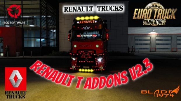 ETS2 - Renault T Addons V2.3 (1.42.x)