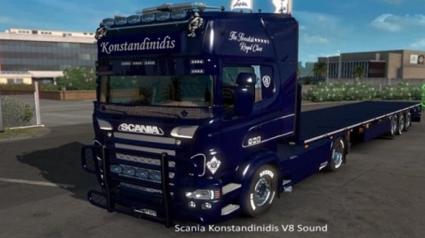 ETS2 - Scania Konstantinidis R950 V8 Sound (1.43.x)