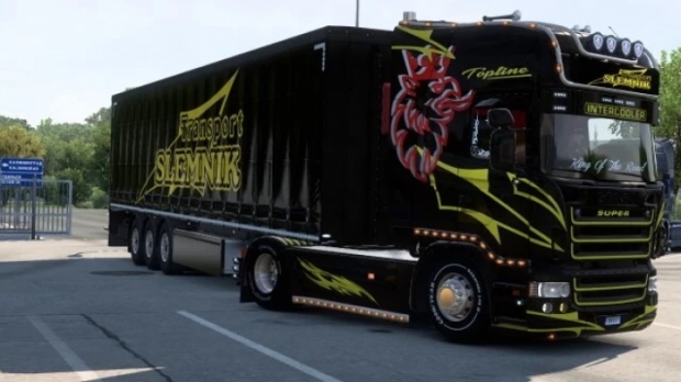 ETS2 - Scania R RJL Transport Slemnik Combo Skin Pack V1.0 (1.43.x)