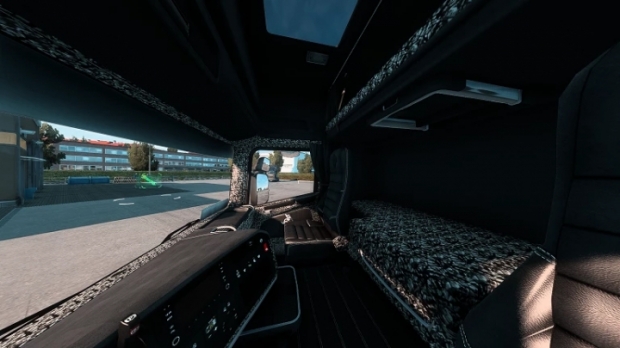 ETS2 - Scania RJL Topline Interior Grey Plusch Danish (1.43.x)