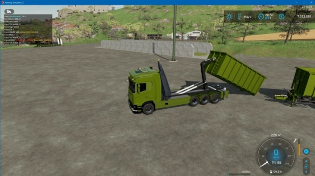 FS22 - Scania S620 HKL Hooklift and Crane Truck V1.0