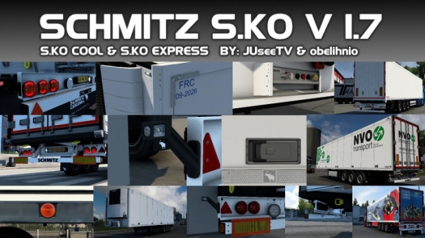 ETS2 - Schmitz S.KO Trailer V1.7 (1.43.x)