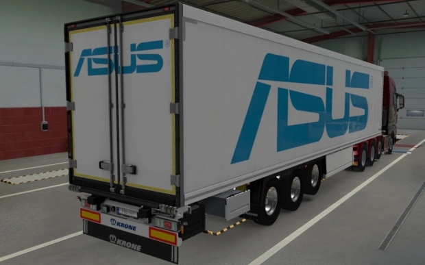 ETS2 - SCS Trailer Krone Cool Liner Asus Skin (1.43.x)
