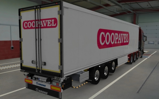 ETS2 - SCS Trailer Krone Cool Liner Coopavel Skin (1.43.x)