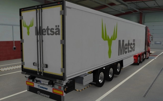 ETS2 - SCS Trailer Krone Cool Liner Metsa Group Skin V1.0 (1.43.x)