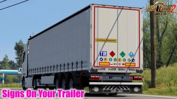 ETS2 - Signs on Your Trailer V0.8.8.46 (1.43.x)