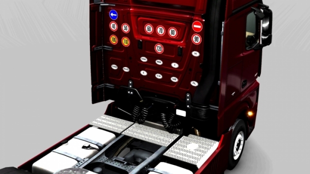 ETS2 - Signs on Your Truck and Trailer V1.0.0.40 (1.43.x)