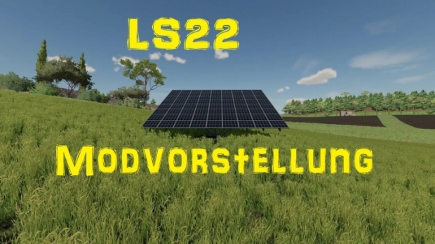 FS22 - Solar Panel V1.0