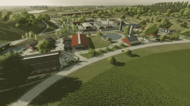 FS22 - The Red Farm on Elmcreek Map V2.0