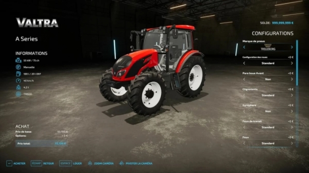 FS22 - Valtra A TGamer V1.0.0.2