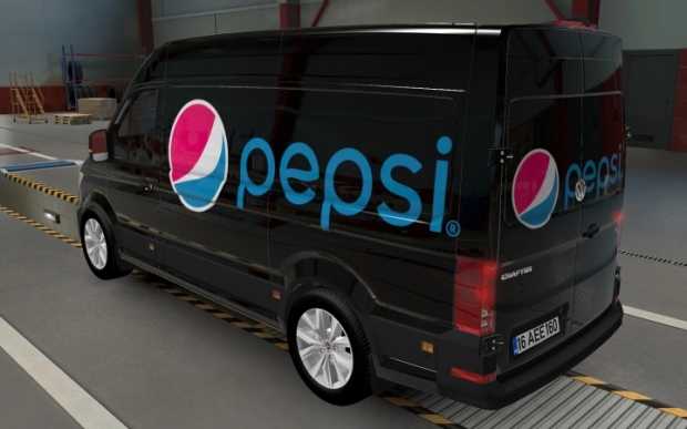 ETS2 - Volkswagen Crafter Pepsi Skin (1.43.x)