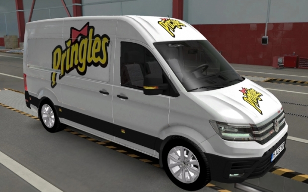 ETS2 - Volkswagen Crafter Pringles Skin V1.0 (1.43.x)
