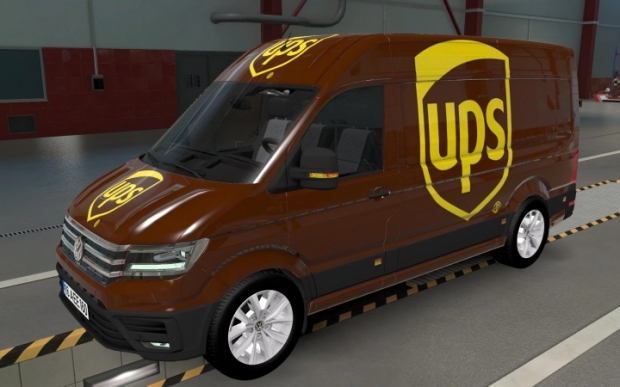 ETS2 - Volkswagen Crafter UPS Skin (1.43.x)